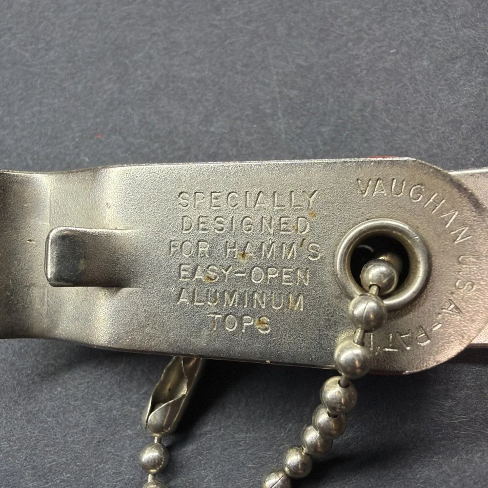 Vintage Hamm's Beer Foldable Keychain/ Bottle & Can Opener  Vaughan USA